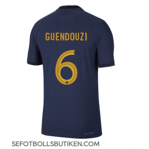 Frankrike Matteo Guendouzi #6 Replika Hemma matchkläder VM 2022 Korta ärmar